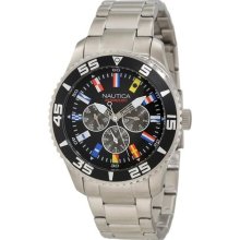 Nautica NST Black Signal Flag Metal Men's watch #N14631G