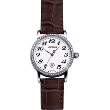 New Montblanc Star Quartz Jewelry Ladies 32Mm Watch 8549
