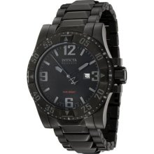 Newinvicta Men's Reserve Collection Black Ion Stainless Steel Watch 6250