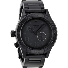 Nixon 42-20 Tide Black Ion-plated Mens Watch A035001