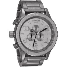 Nixon 51-30 Chrono Watch All Raw Steel