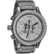 Nixon 51-30 Chrono Watch - All Raw Steel