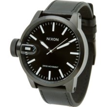 Nixon Chronicle Watch - Men's All Black, One Size