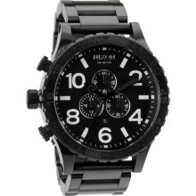 Nixon The 51-30 Chrono Watch All Black One Size For Men 15471617801