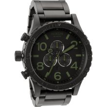 Nixon The 51-30 Chrono Watch Matte Black One Size For Men 17729218201