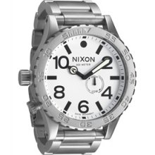 Nixon The 51-30 - sanded steel/white