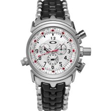 Oakley 12-Gauge Stainless Steel Bracelet Watch