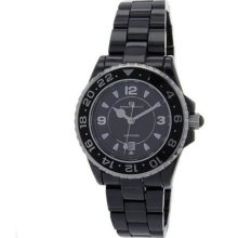 Oceanaut Black Dial Black Ceramic Ladies Watch CN1C2601