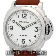 Officine Panerai Luminor Collection Luminor Base 44mm Stainless Steel White Arabic Dial