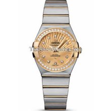 Omega Constellation Brushed Chronometer 27mm Watch 12325272058001