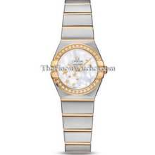 Omega Constellation Brushed Quartz 24mm Ladies Watch 12325246005001