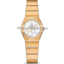 Omega Constellation Brushed Quartz 24mm Ladies Watch 12355246005002