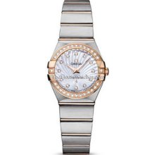 Omega Constellation Brushed Quartz 24mm Ladies Watch 12325246055002