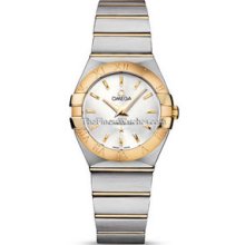 Omega Constellation Brushed Quartz 27mm Ladies Watch 12320276002002