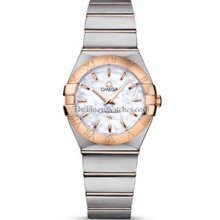 Omega Constellation Brushed Quartz 27mm Ladies Watch 12320276005001