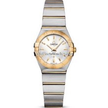 Omega Constellation Brushed Quartz 24mm Ladies Watch 12320246002002