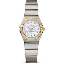 Omega Constellation Brushed Quartz 24mm Ladies Watch 12325246055003