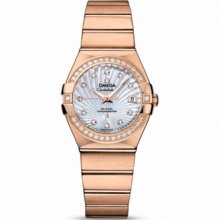 Omega Constellation Small Seconds Chronometer Womens 123.58.35.20.55.002 Watch