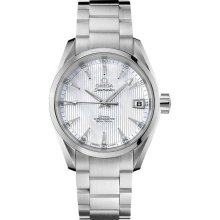 Omega Men's Aqua Terra Mother Of Pearl & Diamonds Dial Watch 231.10.39.21.55.001