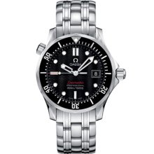 Omega Men's Seamaster Black Dial Watch 212.30.36.61.01.001