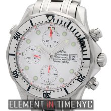 Omega Seamaster 300 M Chrono Diver Stainless Steel 42mm White Dial 2598.20.00