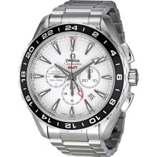 Omega Seamaster Aqua Terra White Dial Automatic GMT Stainless Steel Mens Watch 231.10.44.52.04.001