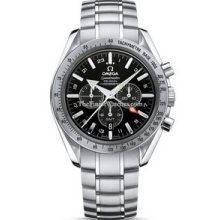 Omega Speedmaster Broad Arrow GMT Mens Watch 35815000