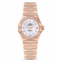 Omega Women's Constellation Diamond Pave Dial Watch 123.55.27.20.55.003