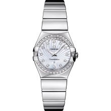 Omega Women's Constellation Mother Of Pearl & Diamonds Dial Watch 123.15.24.60.55.004