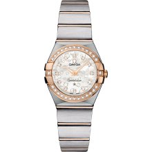 Omega Women's Constellation Mother Of Pearl & Diamonds Dial Watch 123.25.24.60.55.009