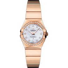 Omega Women's Constellation Mother Of Pearl & Diamonds Dial Watch 123.55.24.60.55.005