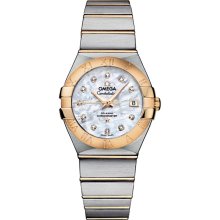 Omega Women's Constellation Mother Of Pearl & Diamonds Dial Watch 123.20.27.20.55.003
