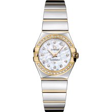 Omega Women's Constellation Mother Of Pearl & Diamonds Dial Watch 123.25.24.60.55.007