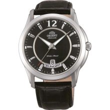 Orient EV0M002B Men's Lexington Black Dial Black Leather Strap Automat