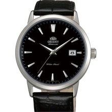 Orient Symphony Automatic Dress Watch with Black Dial, Stainless Steel