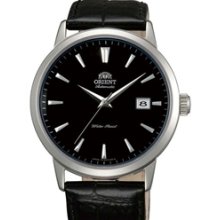 Orient Symphony Automatic Dress Watch with Black Dial, Stainless Steel Case #ER27006B