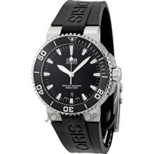 Oris Aquis Date 43 mm Steel/Rubber Mens Watch 733-7653-4154RS