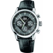 Oris Artelier Chronograph Automatic Mens Watch 676-7603-4054LS