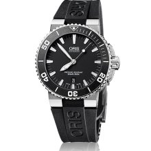 Oris Men's Aquis Black Dial Watch 733-7653-4154-07-4-26-34EB