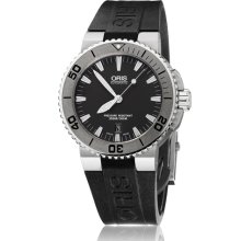 Oris Men's Aquis Black Dial Watch 733-7653-4153-07-4 -6-34EB