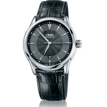 Oris Men's Artelier Black Dial Watch 733-7591-4054-07-5-21-71FC