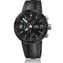 Oris Men's Black Dial Watch 674-7659-4174-07-4-25-06