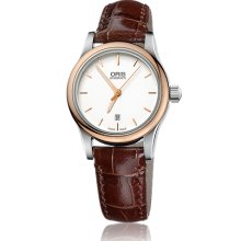Oris Men's Classic Silver Dial Watch 561-7650-4351-07-5-14-10