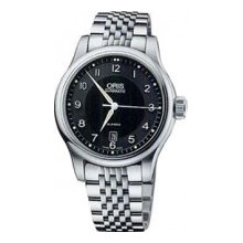 Oris Men's Culture Classic Date Black Dial Watch 733-7594-4064-MB