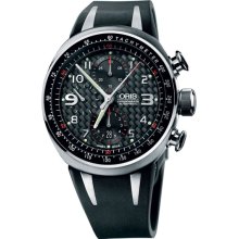 Oris Men's Motor Sport TT3 Black Dial Watch 674-7587-7264-RS