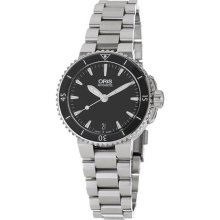 Oris Women's 'Aquis' Stainless Steel Bracelet Automatic Watch