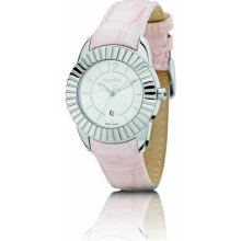 Pandora Imagine Watch - Pink Leather, Stainless Steel