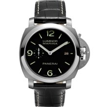 Panerai Men's Luminor 1950 Black Dial Watch PAM00312