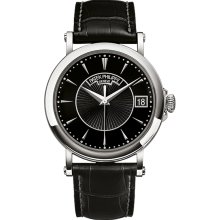 Patek Philippe Men's Calatrava White Dial Watch 5153G-001