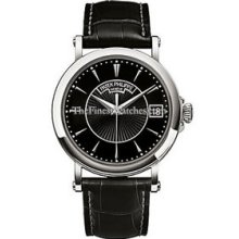 Patek Philippe Mens Calatrava Officer's White Gold Watch 5153G